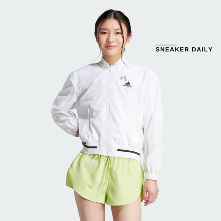 áo adidas scribble woven jacket - white ia3137