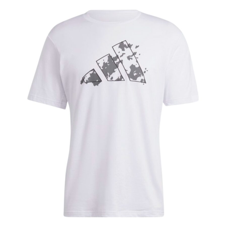 áo adidas seasonal train essentials graphic t-shirt - white ij9603