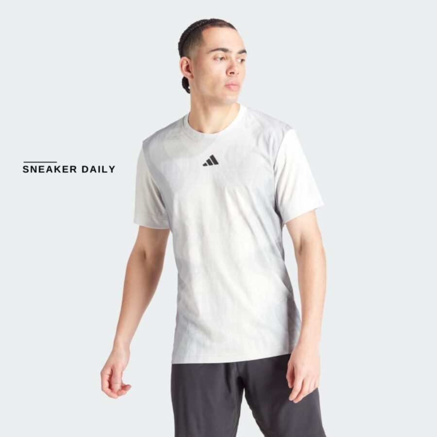 áo adidas tennis airchill pro freelift tee 'grey one' ip1932