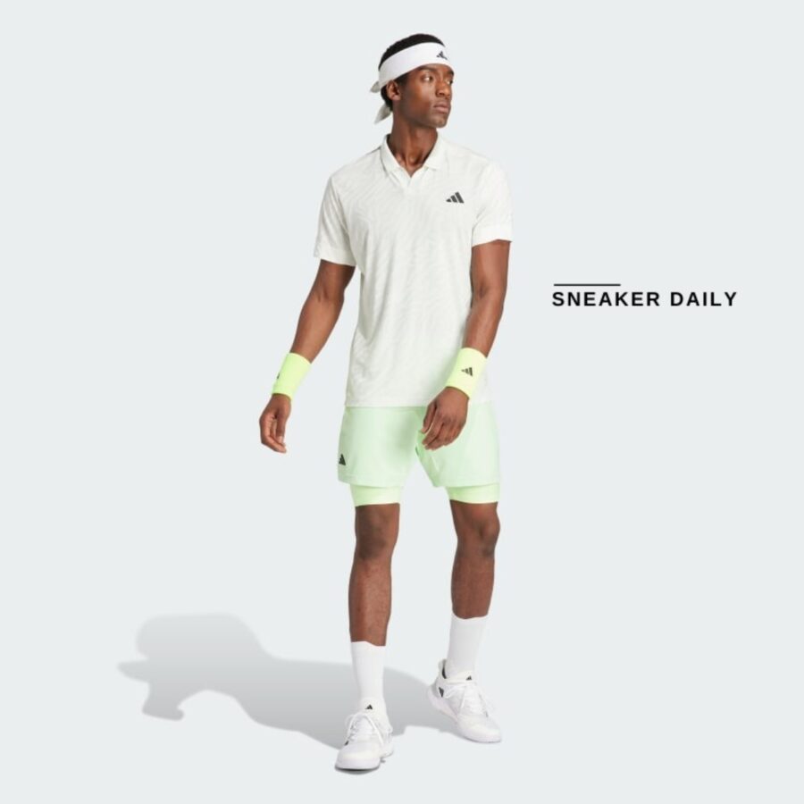 áo adidas tennis airchill pro freelift polo shirt 'off white' il7383
