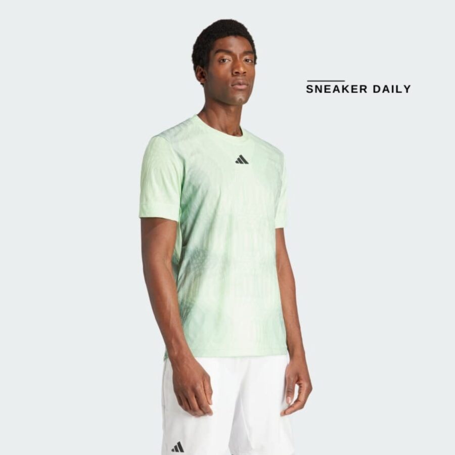 áo adidas tennis airchill pro freelift polo shirt 'semi green spark' il7384