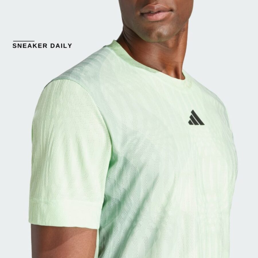 áo adidas tennis airchill pro freelift polo shirt 'semi green spark' il7384