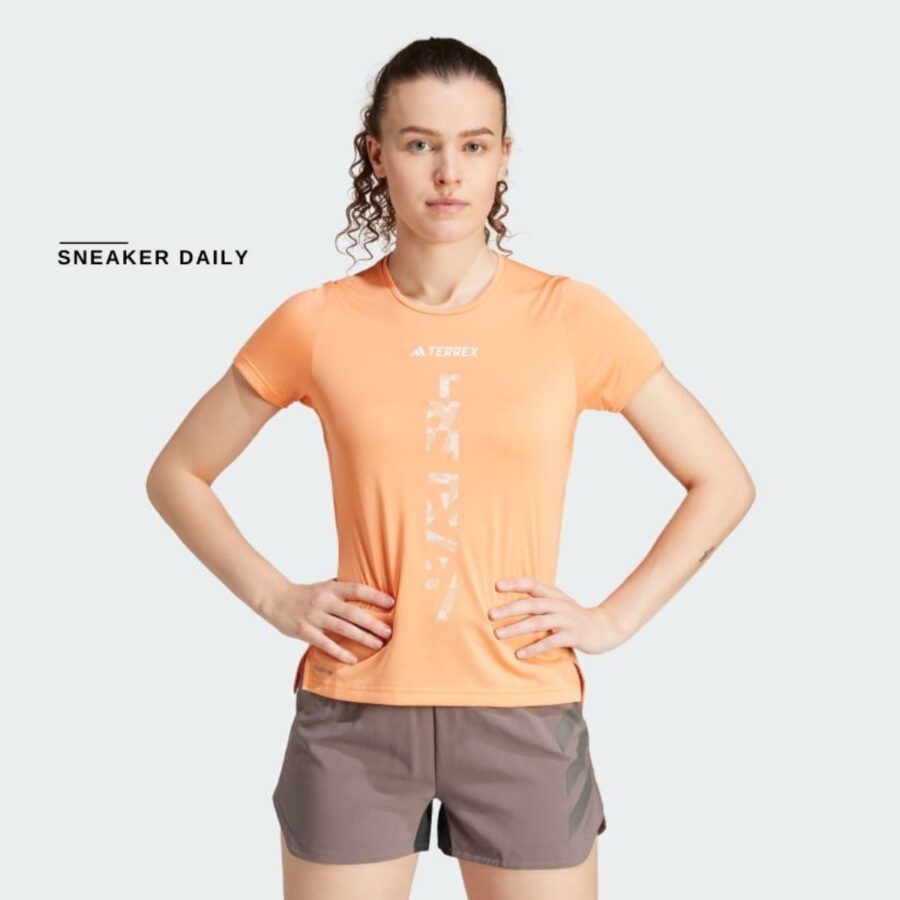 áo adidas terrex agravic trail running tee 'amber tint' ip4824