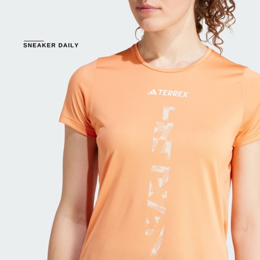 áo adidas terrex agravic trail running tee 'amber tint' ip4824