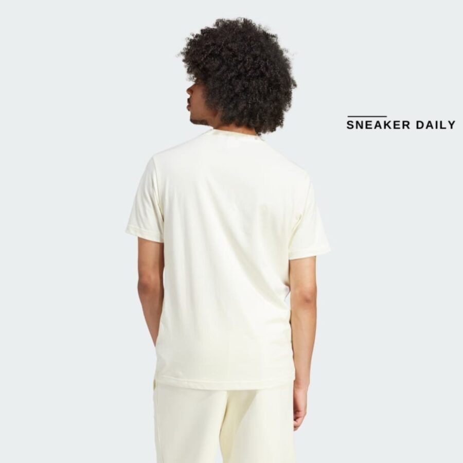 áo adidas trefoil essentials tee - beige ir9694
