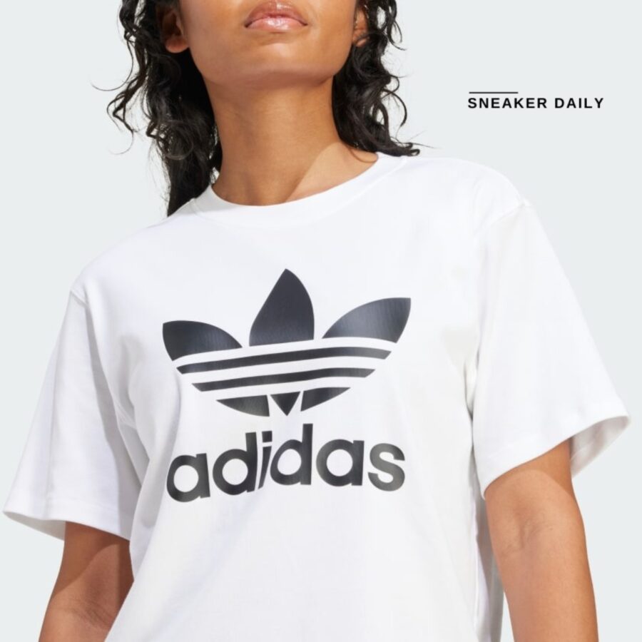 áo adidas trefoil regular tee 'white' ir9534