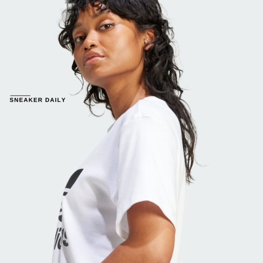 áo adidas trefoil regular tee 'white' ir9534