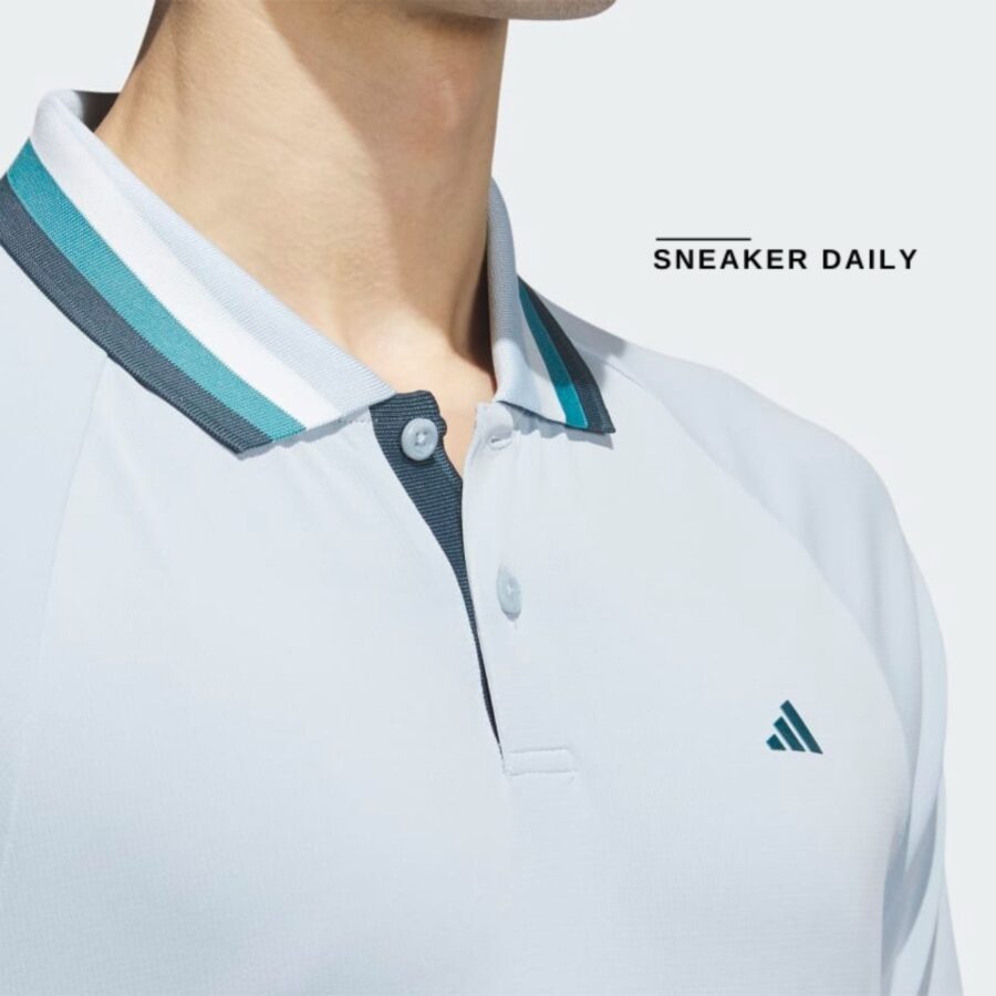 áo adidas ultimate365 tour heat.rdy golf polo shirt - wonder blue hz3194