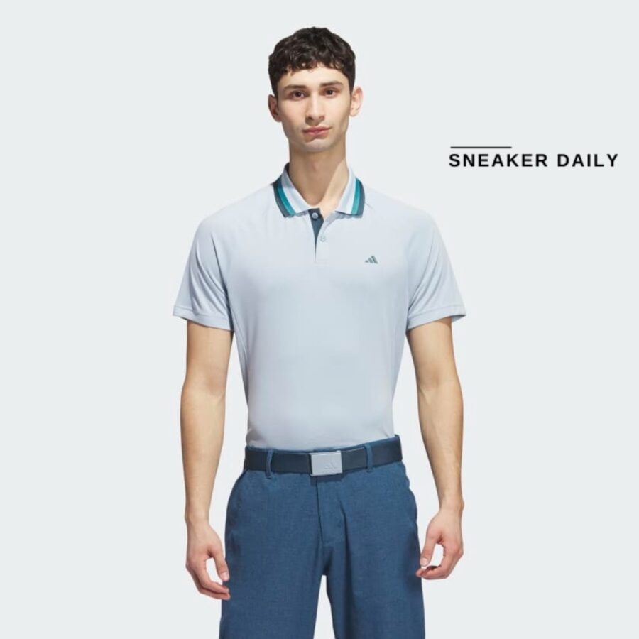 áo adidas ultimate365 tour heat.rdy golf polo shirt - wonder blue hz3194
