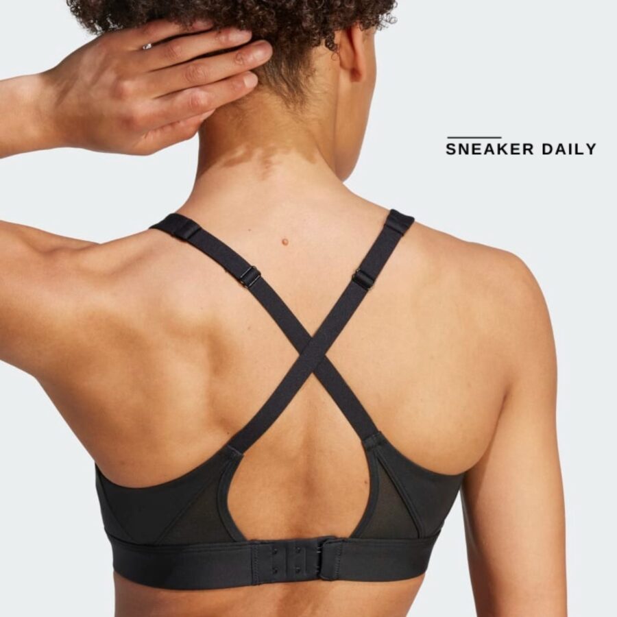 áo adidas ultimaterun medium-support bra - black hz1531