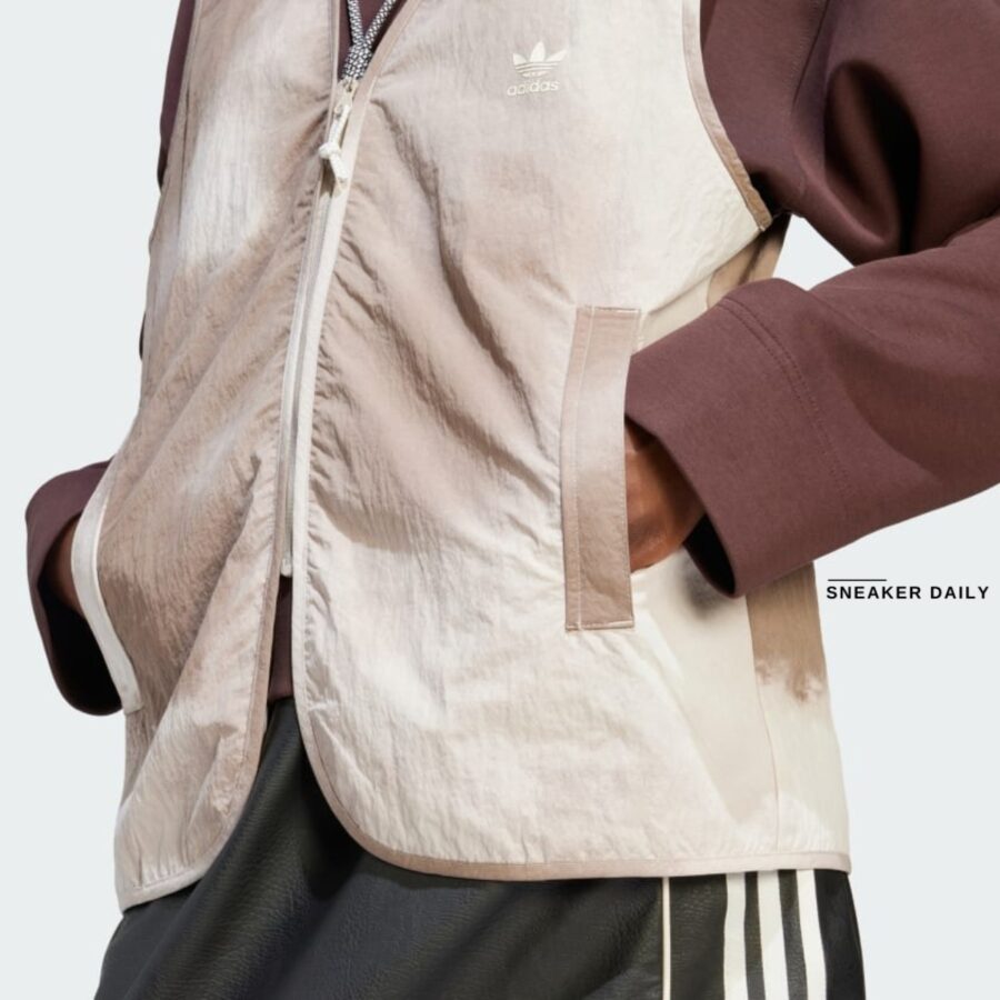 áo adidas zip-up vest 'wonder beige' im4228