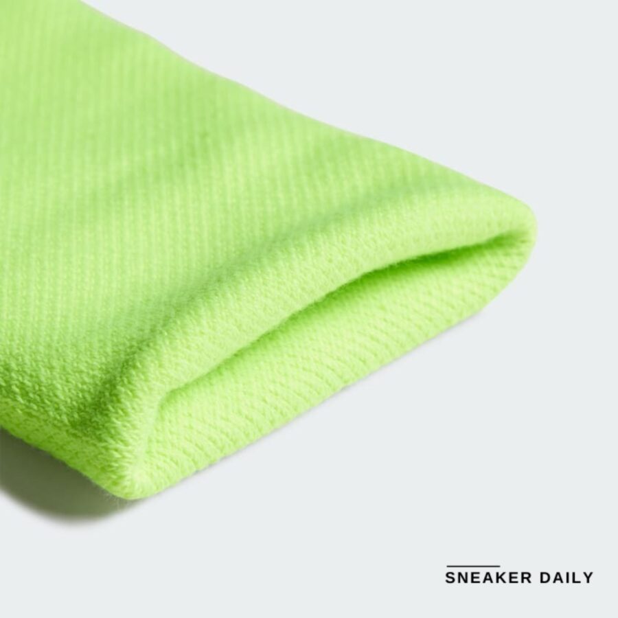 băng cổ tay adidas tennis wristband large 'lucid lemon' in5950