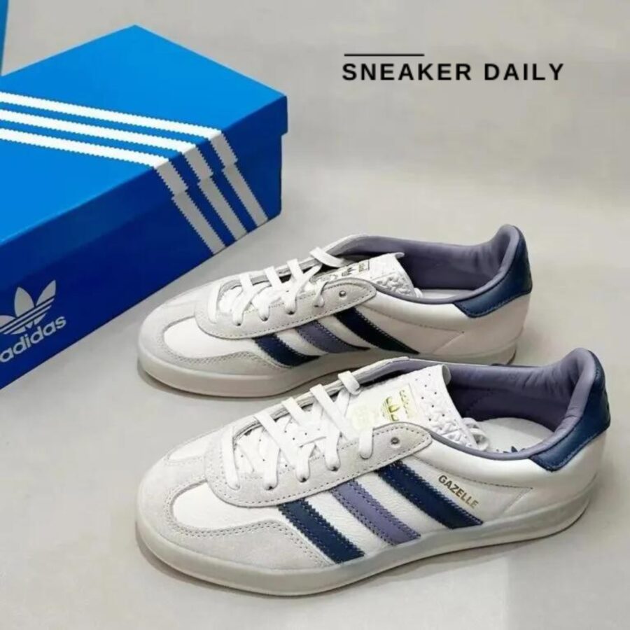 giày adidas gazelle indoor 'white preloved ink' ig1643