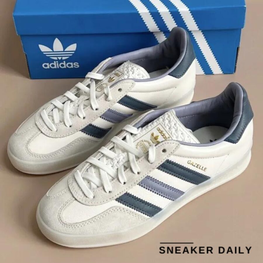 giày adidas gazelle indoor 'white preloved ink' ig1643