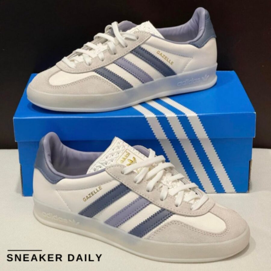 giày adidas gazelle indoor 'white preloved ink' ig1643