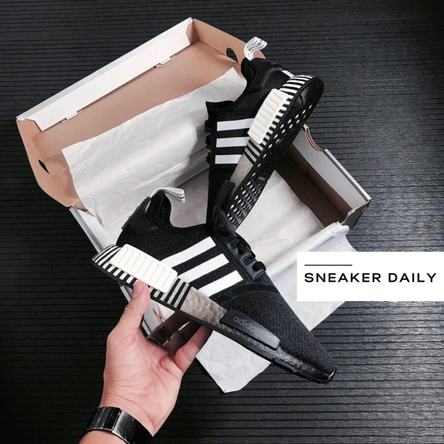 giày adidas nmd r1 'glitch black white' fv3649