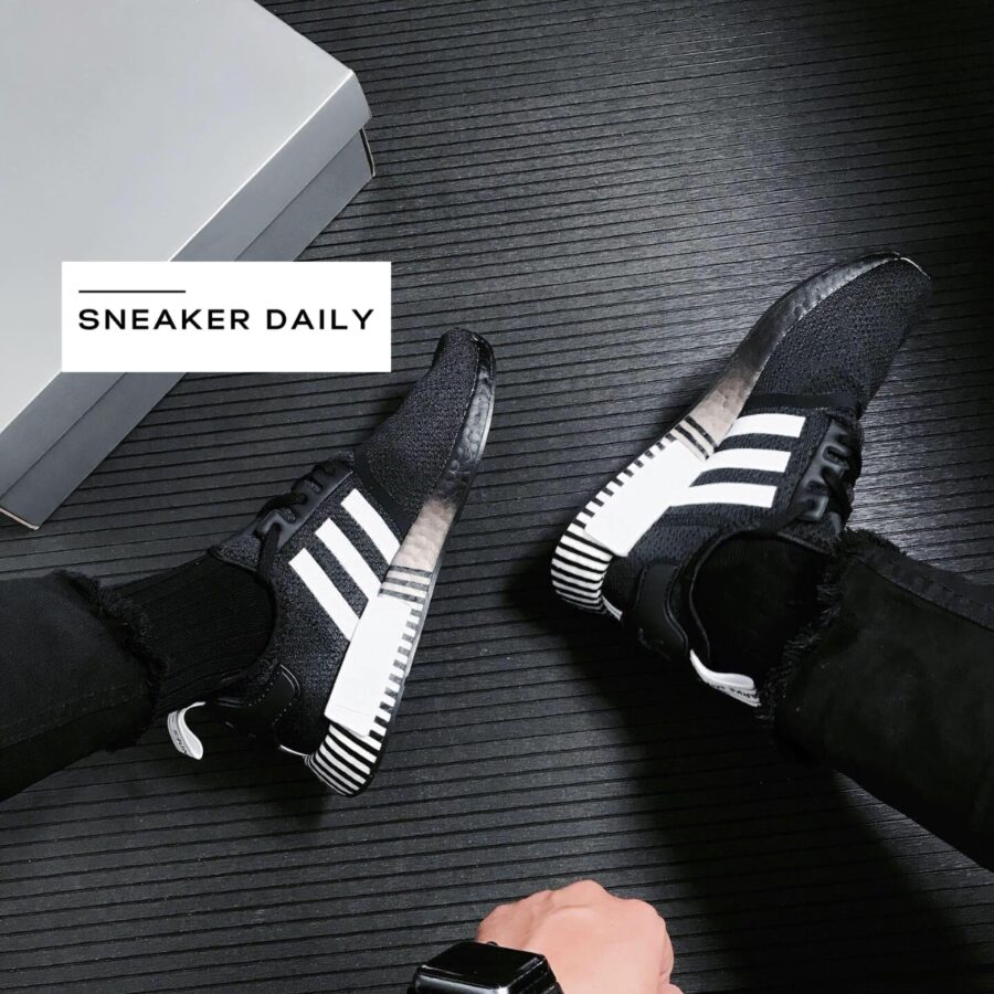 giày adidas nmd r1 'glitch black white' fv3649