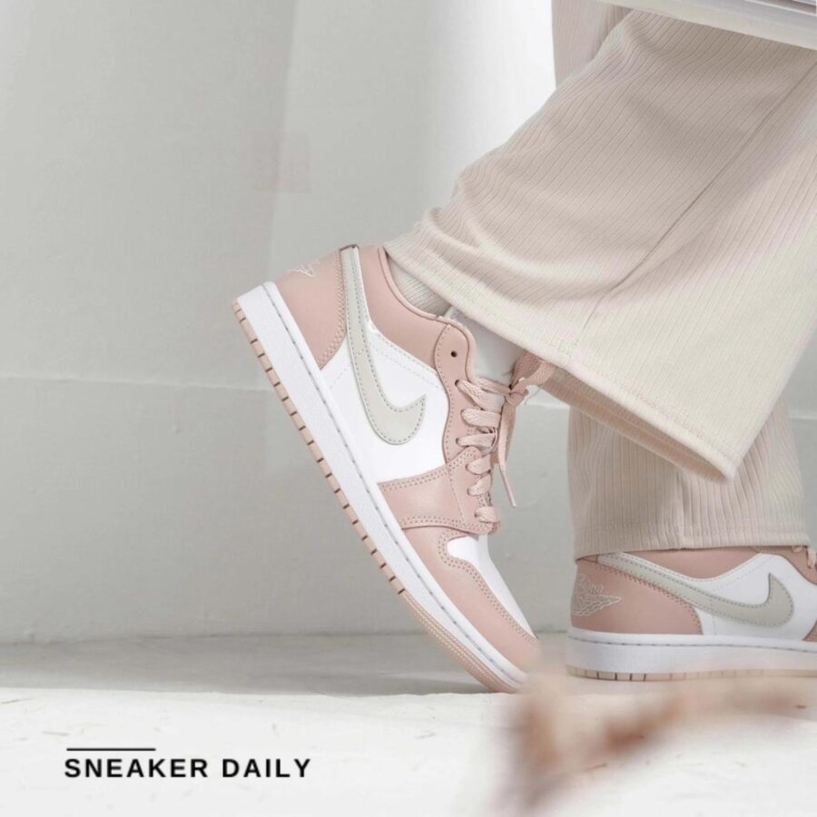 giày air jordan 1 low 'particle beige' (wmns) dc0774-120