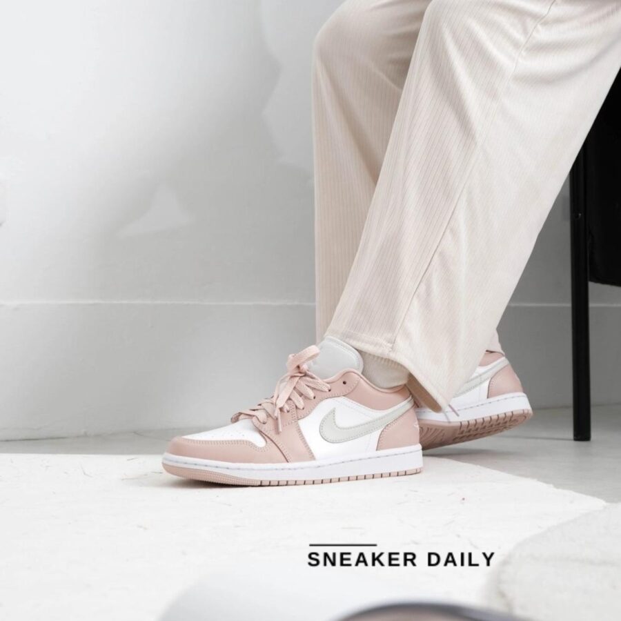 giày air jordan 1 low 'particle beige' (wmns) dc0774-120