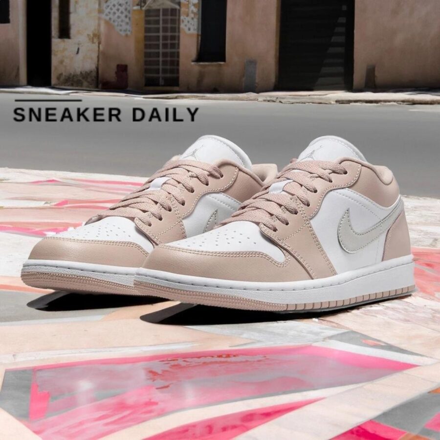 giày air jordan 1 low 'particle beige' (wmns) dc0774-120