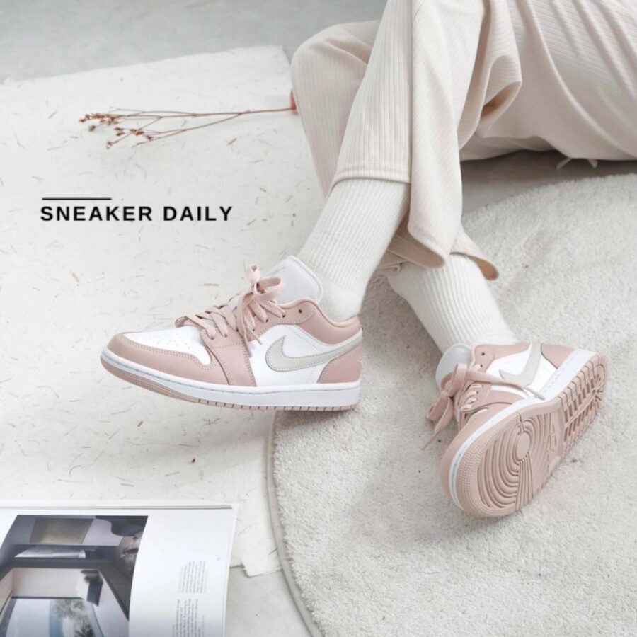 giày air jordan 1 low 'particle beige' (wmns) dc0774-120