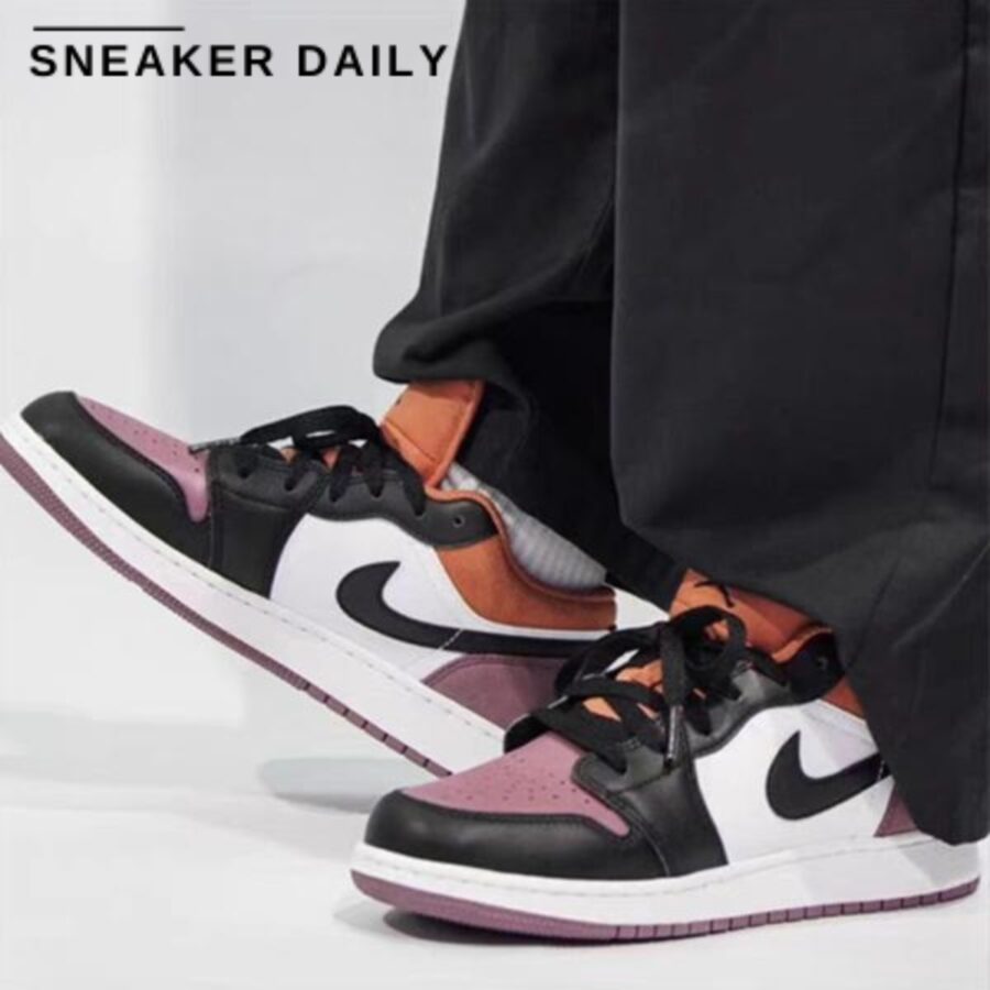 giày air jordan 1 low se 'sky j mauve' (gs) fb9908-102