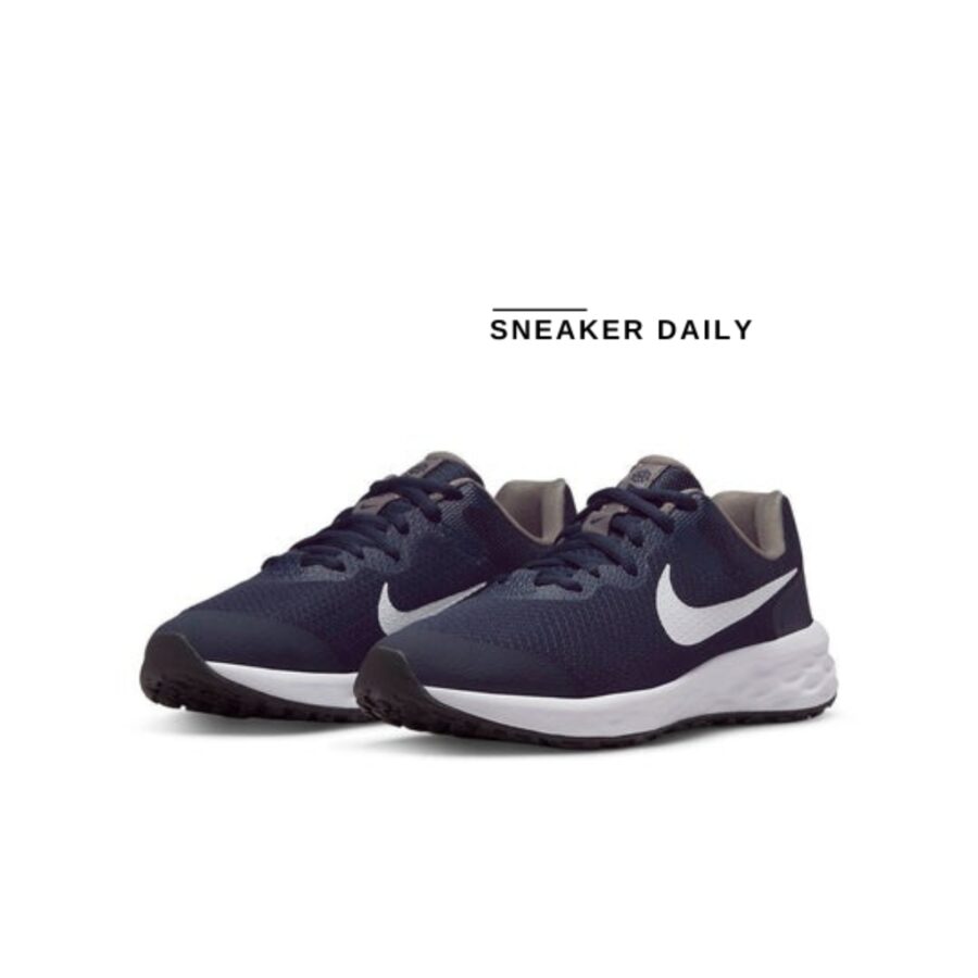 giày (gs) nike revolution 6 'midnight navy' dd1096-400