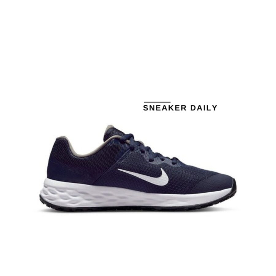 giày (gs) nike revolution 6 'midnight navy' dd1096-400