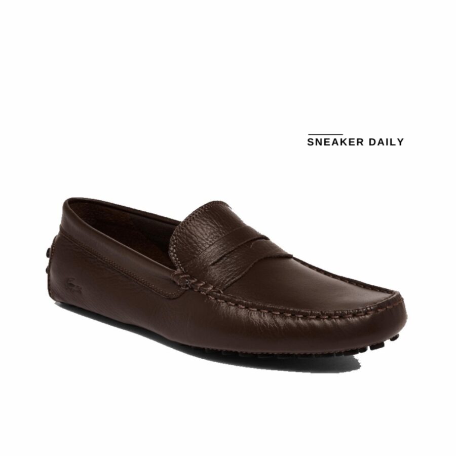 giày lacoste concours 118 penny driver 'brown' 7-35cam011811