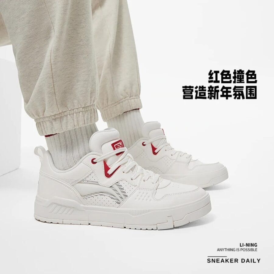 giày li-ning common 80s 'snow white' agcu007-1v