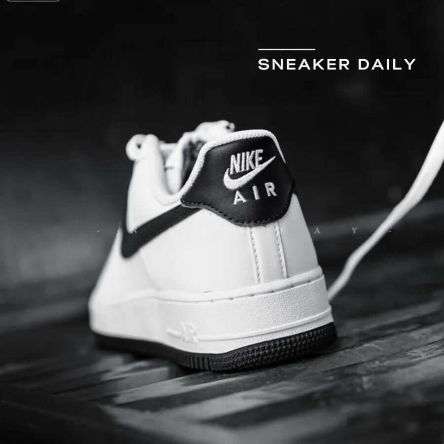 giày nike air force 1 '07 'white black outsole' fq4296-101