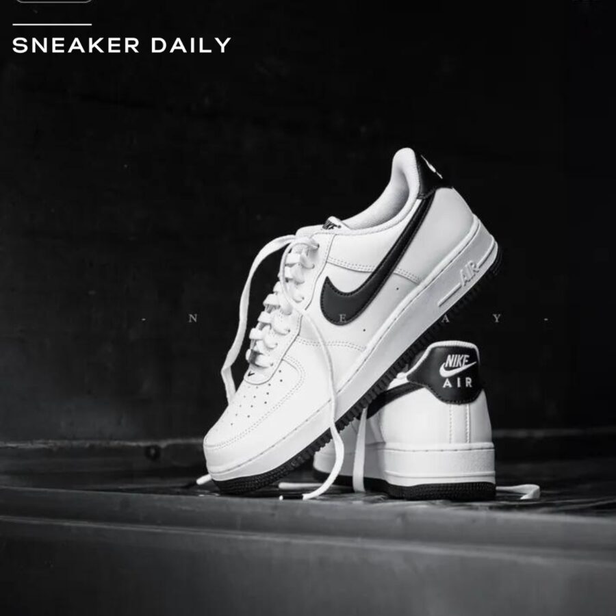 giày nike air force 1 '07 'white black outsole' fq4296-101