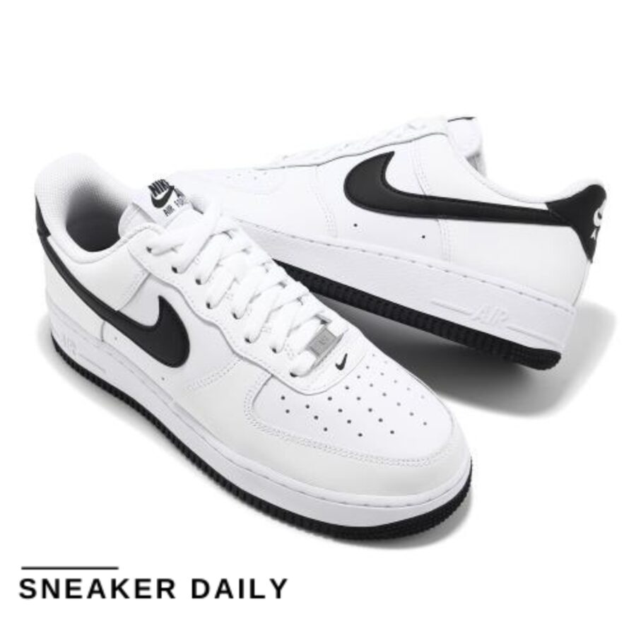 giày nike air force 1 '07 'white black outsole' fq4296-101