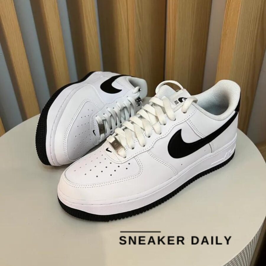 giày nike air force 1 '07 'white black outsole' fq4296-101