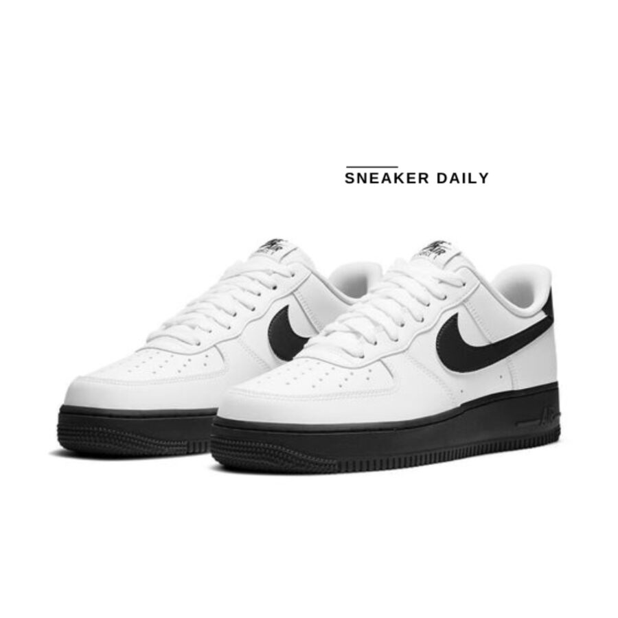 giày nike air force 1 low 'white black sole' ck7663-101