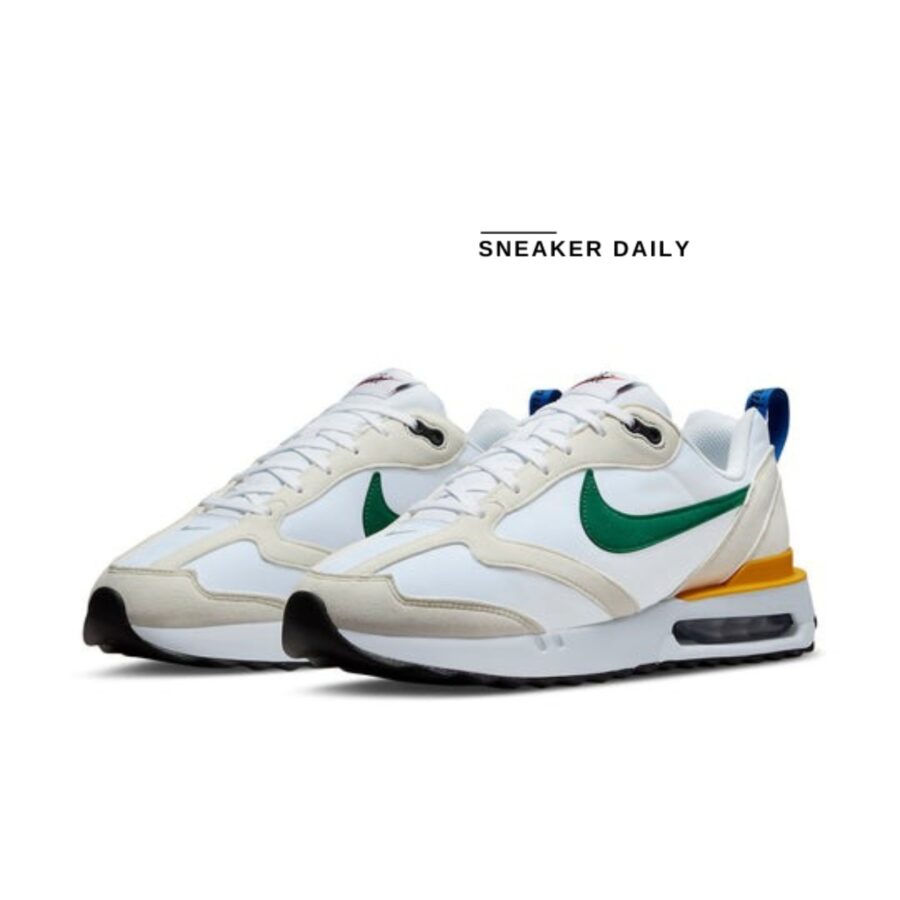 giày nike air max dawn 'white green yellow' dv3489-100