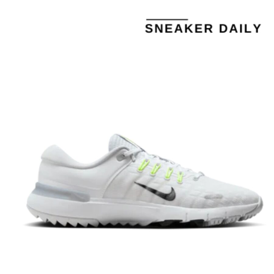 giày nike free golf next nature wide 'white black' fq7875-101