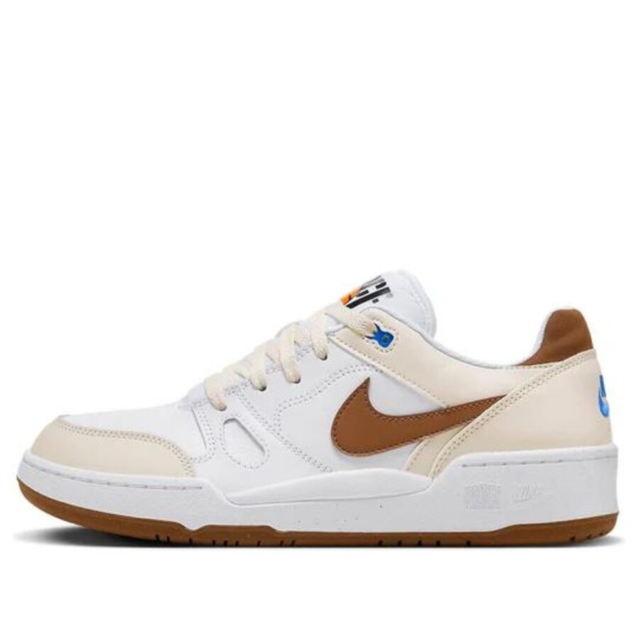 giày nike full force lo 'white light british tan' hj3485-121