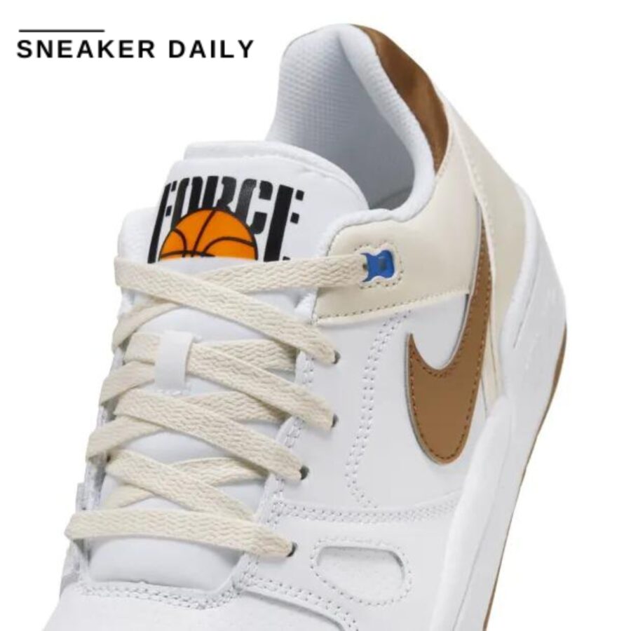 giày nike full force lo 'white light british tan' hj3485-121