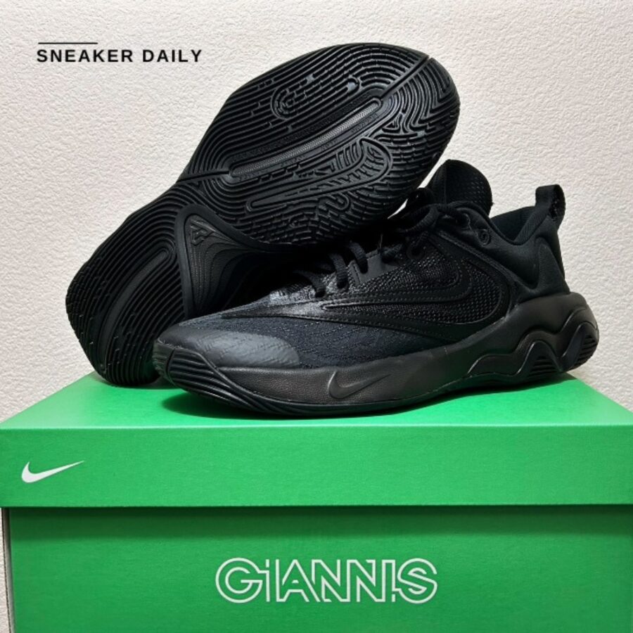 giày nike giannis immortality 3 ep 'triple black' dz7534-001