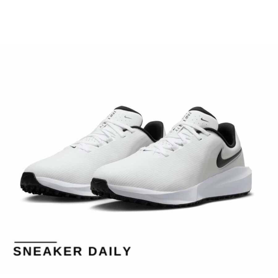 giày nike infinity golf next nature wide 'white black' fn0565-100