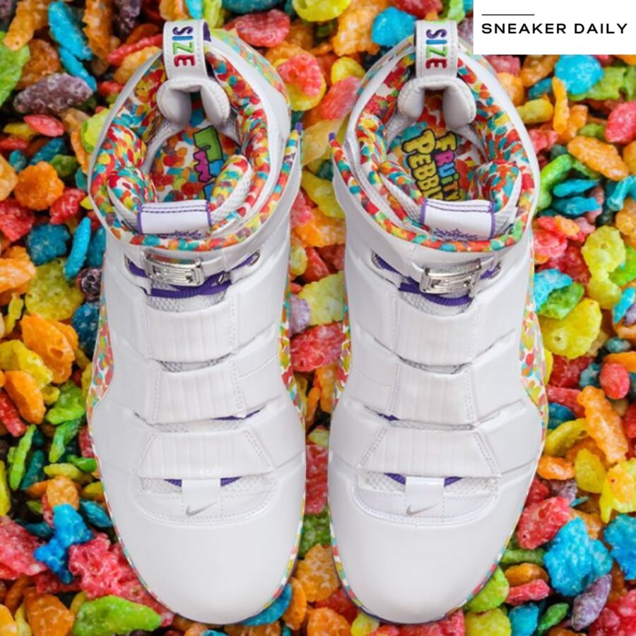 giày nike lebron 4 'fruity pebbles' dq9310-100