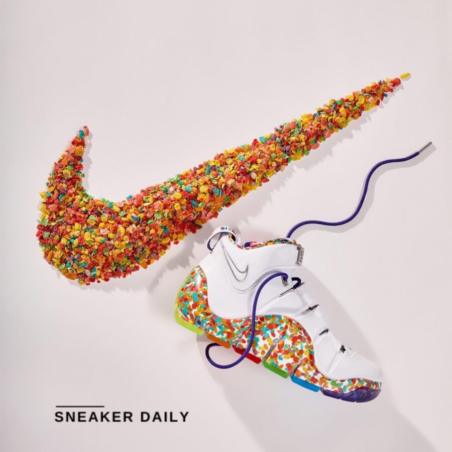 giày nike lebron 4 'fruity pebbles' dq9310-100