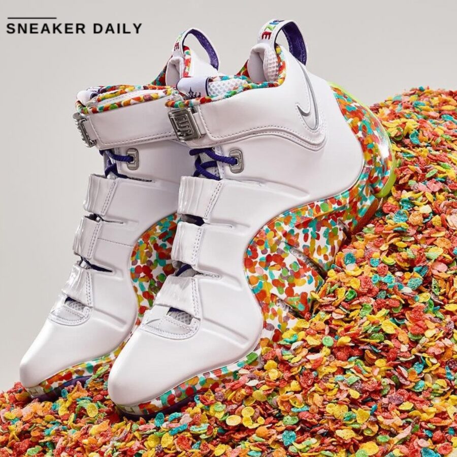 giày nike lebron 4 'fruity pebbles' dq9310-100