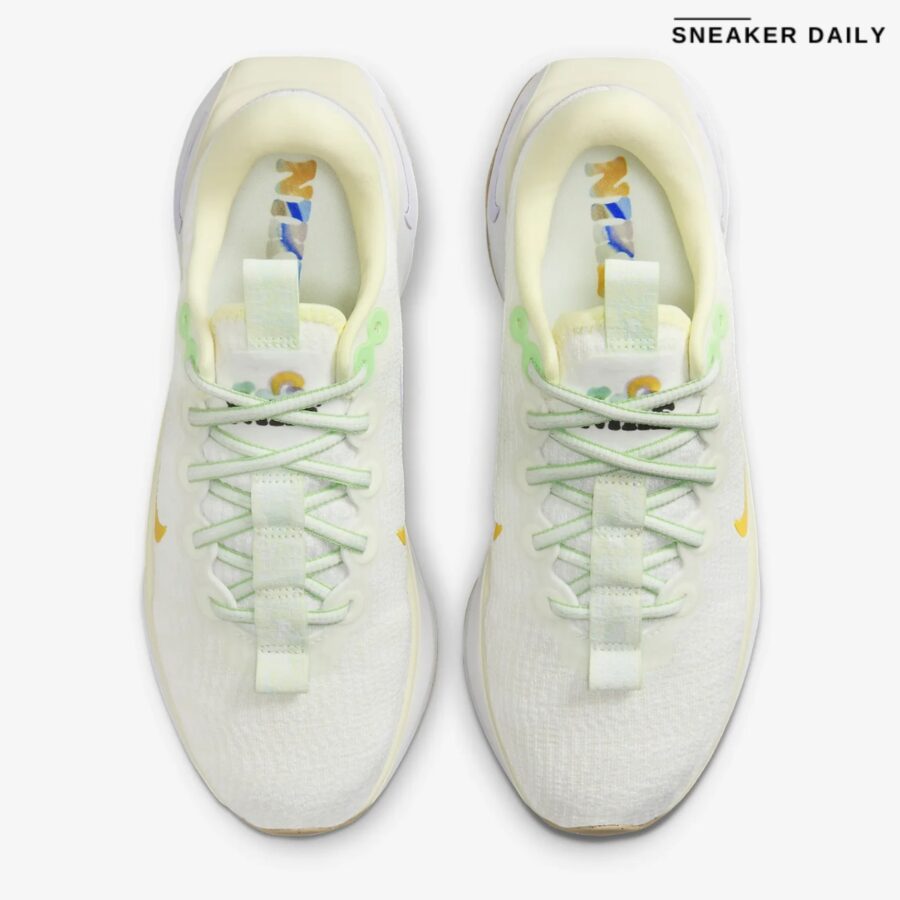 giày nike reactx infinity run 4 'white vapor green' (wmns) hf5728-191