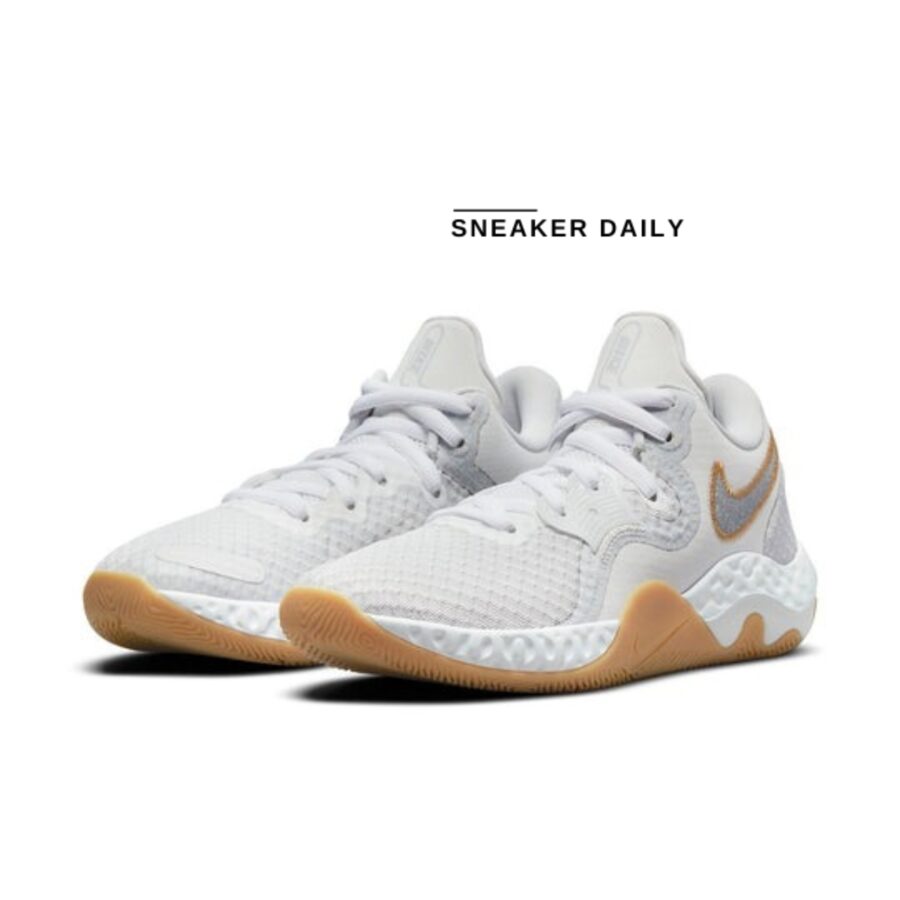 giày nike renew elevate 2 'summit white gum' cw3406-100