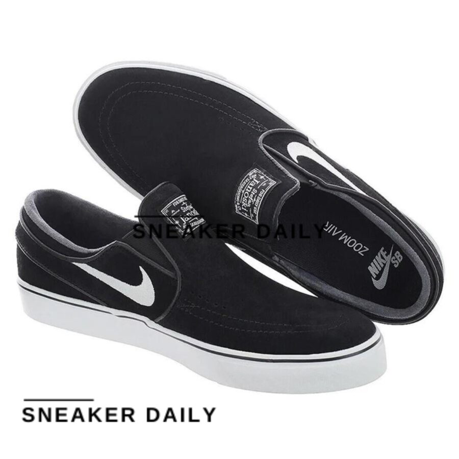 giày nike sb stefan janoski+ slip black fn5893-001