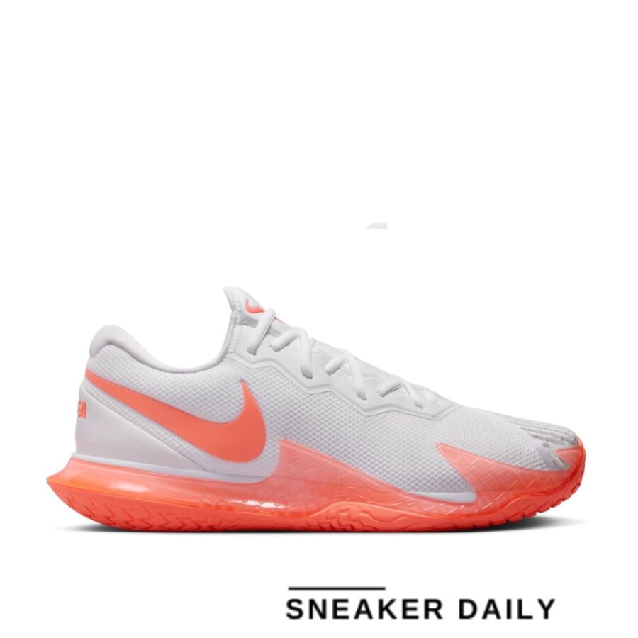 giày nike zoom vapor cage 4 rafa 'white bright mango' dd1579-106