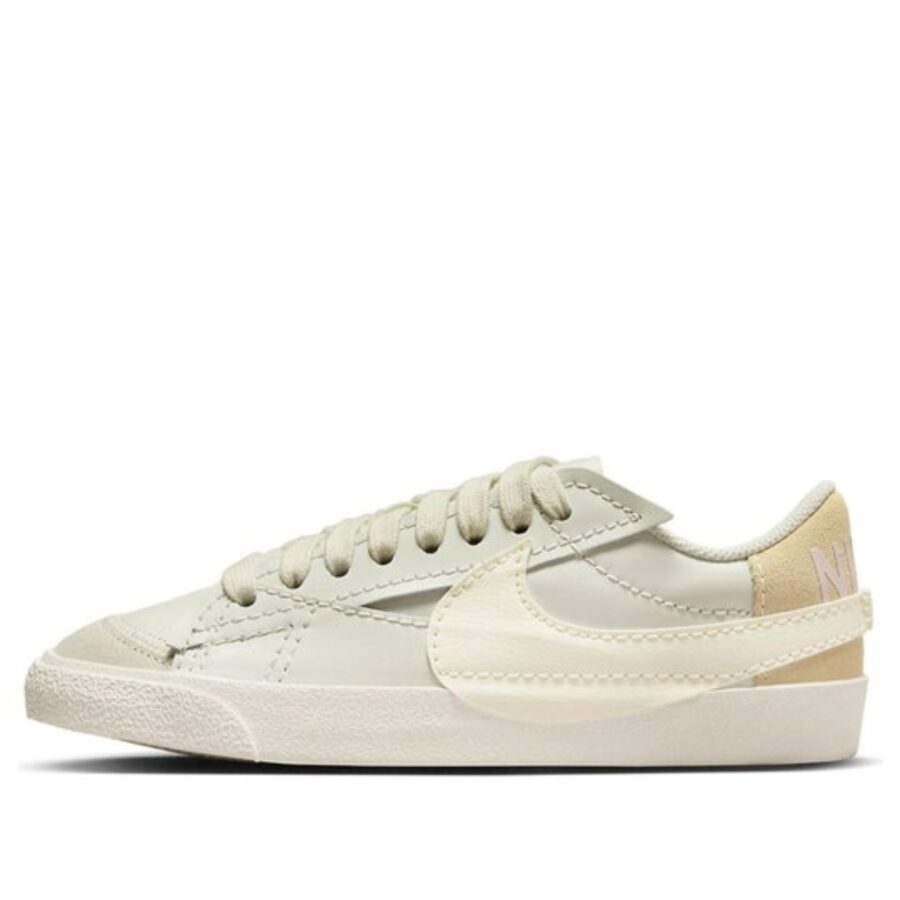 giày (wmns) nike blazer low '77 jumbo 'sea glass pale ivory' dq1470-004