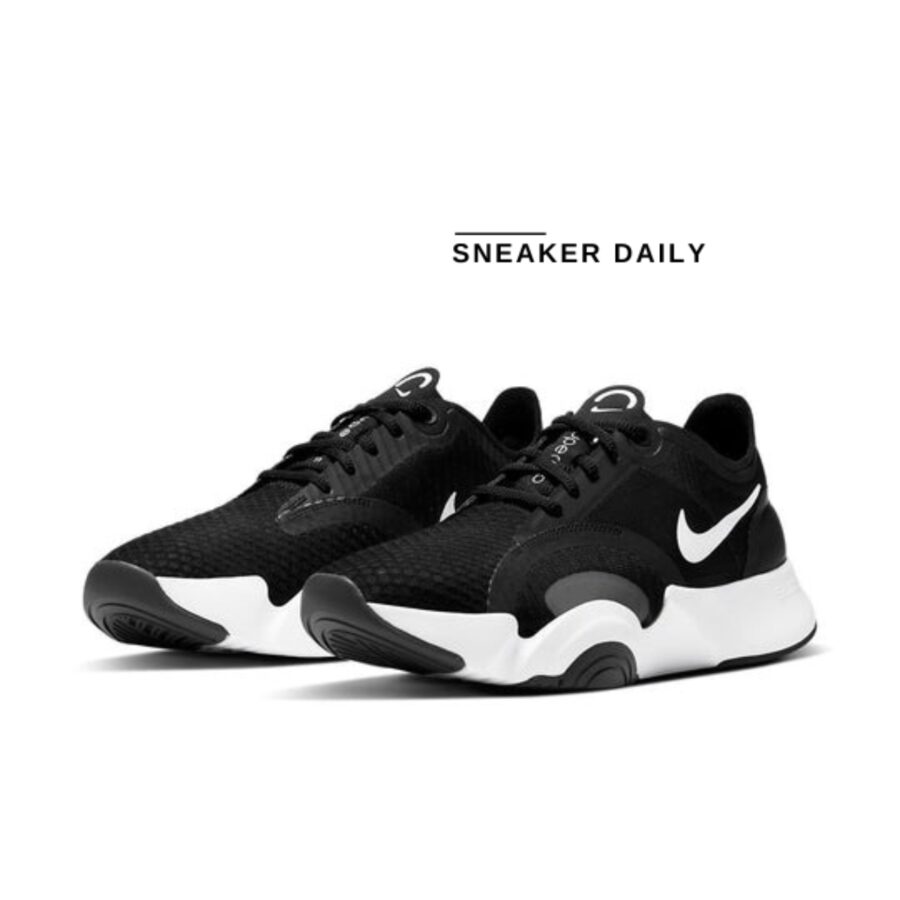 giày (wmns) nike superrep go 'black white' cj0860-101